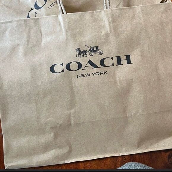 COACH Gift Paper Bag ONLY for Purses Satchel tote Crossbody Xbody Messenger - Picture 3 of 16